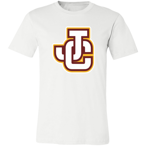 Personalized WHITE INTERLOCKING JC Personalized Short Sleeve Tee