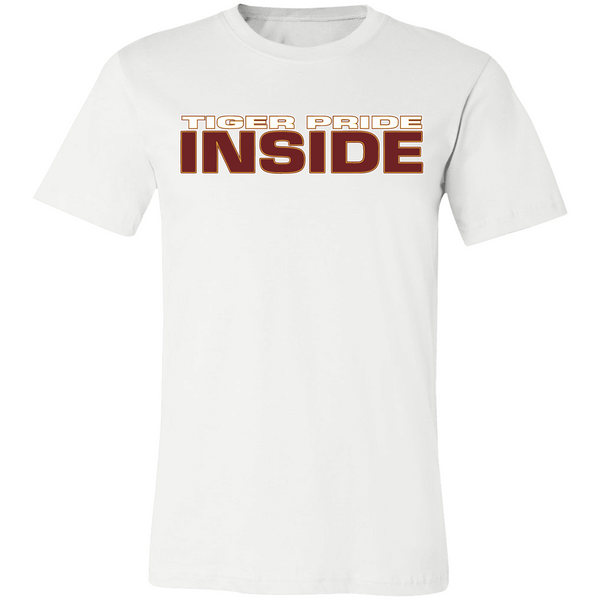 TIGER PRIDE IINSIDE 2 MAROON Personalized Short Sleeve Tee