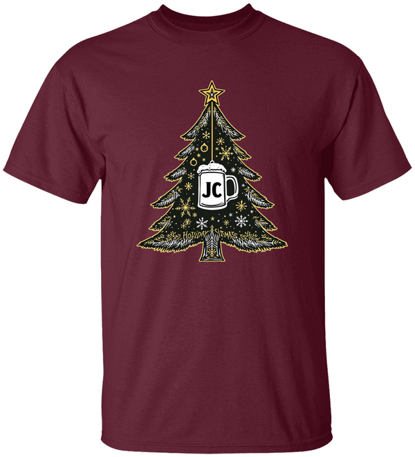 JC GREEN TREE Christmas Unisex Heavy Cotton Tee
