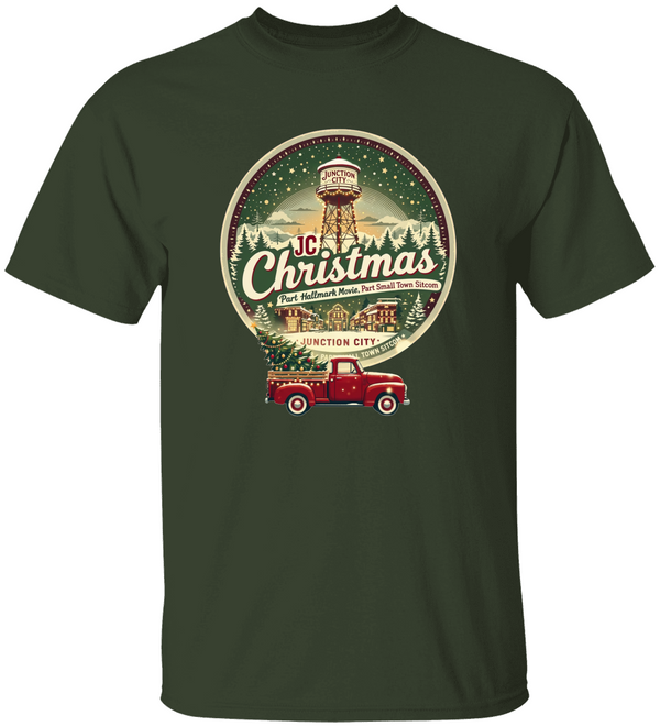 Small Town sitcom Christmas Unisex Heavy Cotton Tee