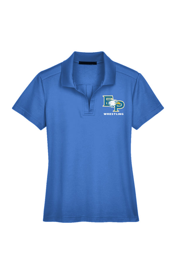 Eagle Point Wrestling Coaches Performance Ladies' Plaited Polo