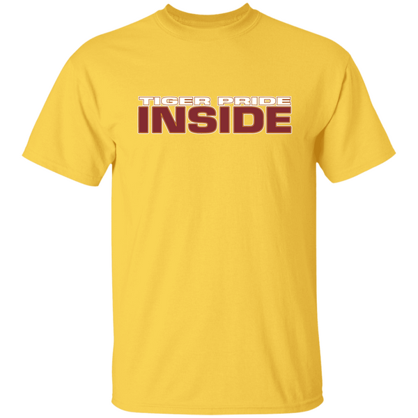 TIGER PRIDE IINSIDE 2 MAROON  Personalized Unisex Heavy Cotton Tee