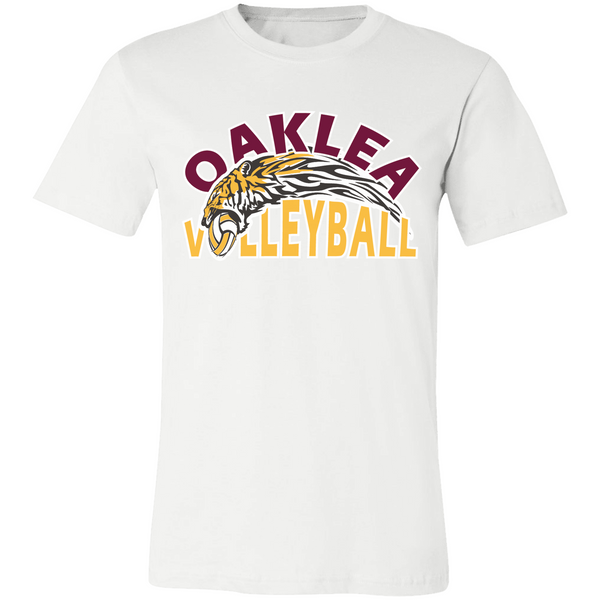 Oaklea Volleyball Personalized Tiger Core Value Short Sleeve Tee