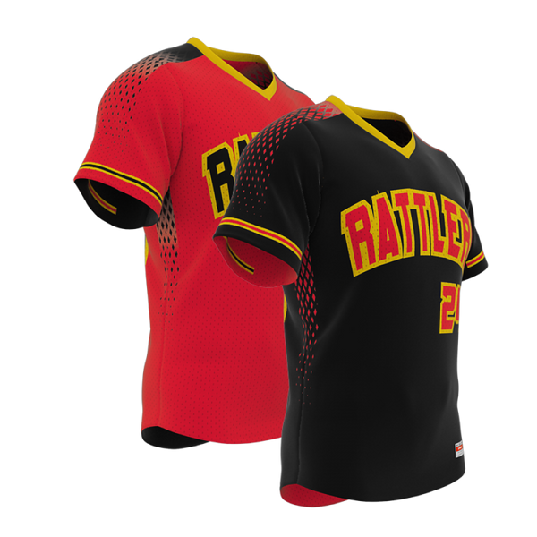 Baseball Dinger Double Play Short Sleeve Reversible Jersey (PROMESH) - Men's