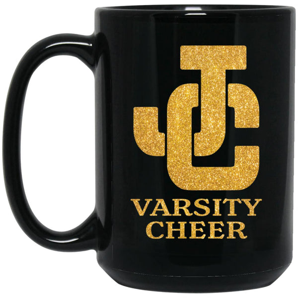 JC Varsity Cheer 15oz Black Mug