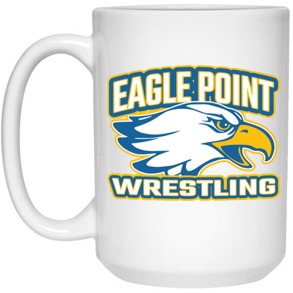 2022 EP artwork logo Eagle Point Wrestling 22 21504 15oz White Mug