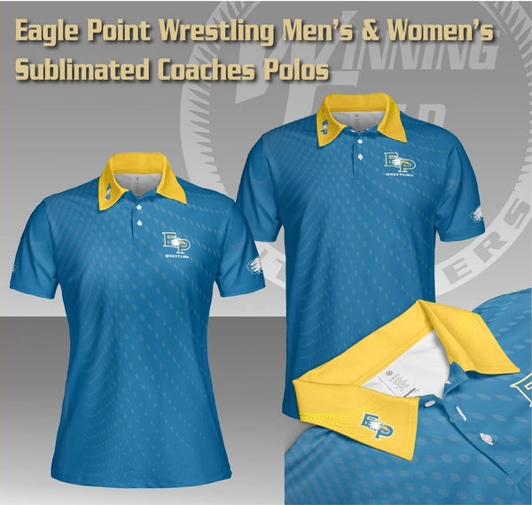 Eagle Point Sublimated Men's & Women's Coaches Shirts