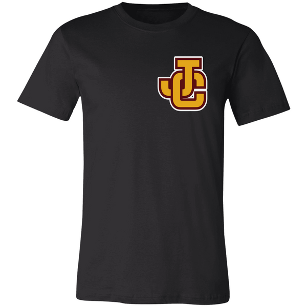 GOLD INTERLOCKING JC BIG Personalized Short Sleeve Tee