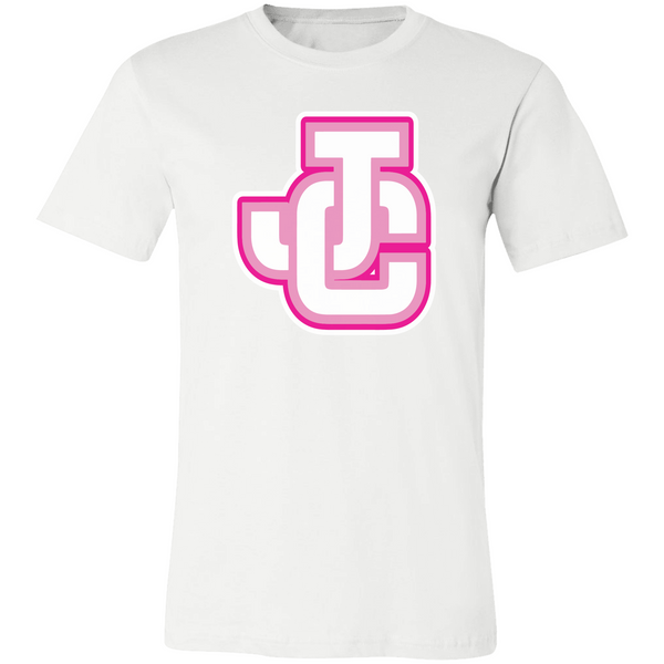 PINK INTERLOCKING JC BIG Personalized Short Sleeve Tee