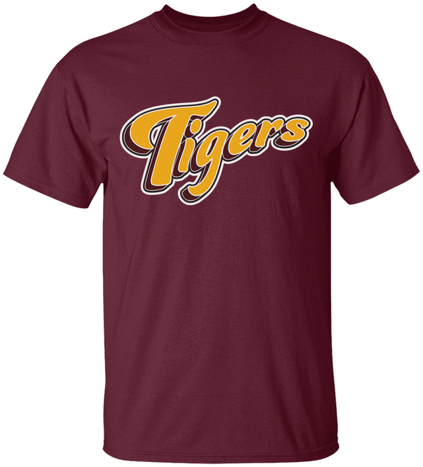 Tiger text gold Tigers Kids Heavy Cotton™ Tee
