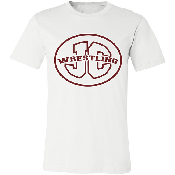 JC WRESTLING WHITE Personalized Short Sleeve Tee