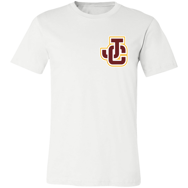 MAROON INTERLOCKING JC BIG Personalized Short Sleeve Tee